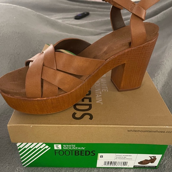 White Mountain Style Achiever Color Dark Brown/Burn/Smooth Sz 8 Gently Used - Picture 5 of 6